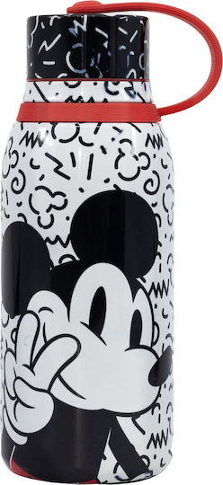 Mickey Mouse Clubhouse Παιδικό Παγούρι Θερμός Mickey Ανοξείδωτο Λευκό 330ml