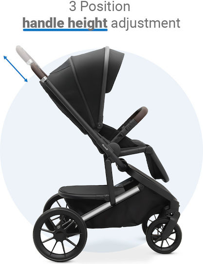 Dovadi Fly Adjustable 2 in 1 Baby Stroller Suitable for Newborn Midnight Black