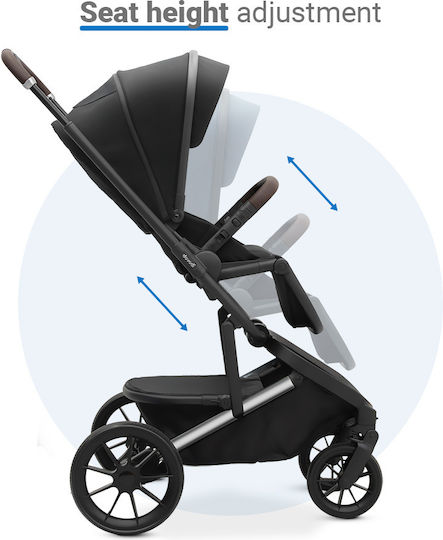 Dovadi Fly Adjustable 2 in 1 Baby Stroller Suitable for Newborn Midnight Black