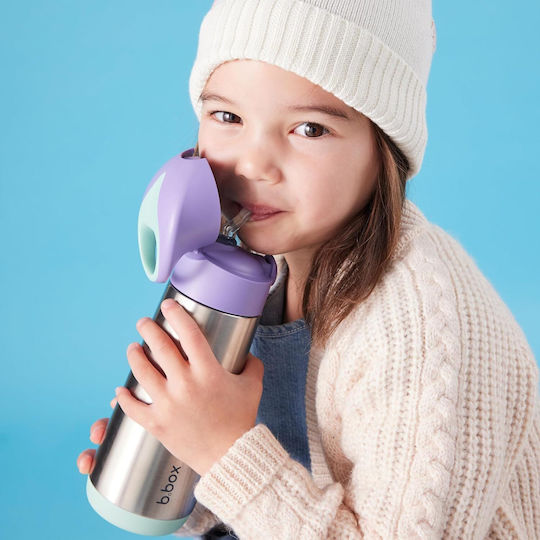 Thermos Bottle 500ml with Straw B.box Lemon Sherbet