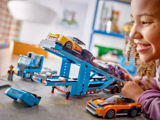 LEGO Lego-Stadt City Auto Transporter LKW Mit Sportwagen Für 7+ Jahre 998Stücke