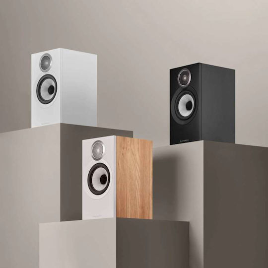 Bowers & Wilkins 606 S3 FP43923 Pair of Hi-Fi Speakers Bookself 120W 2 No of Drivers W18.9xD32.8xH34.4cm. Oak