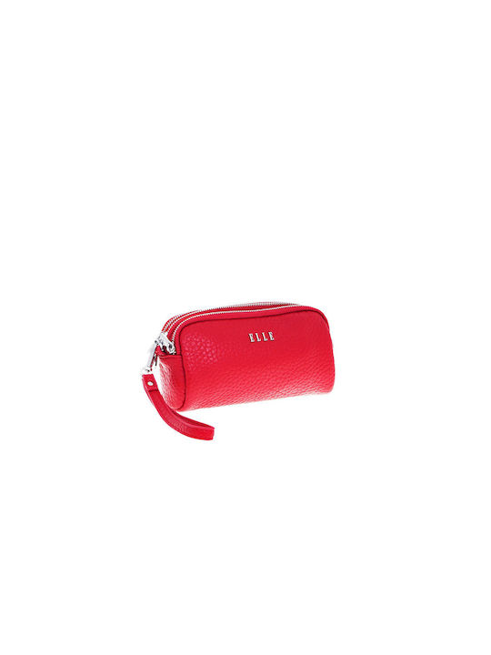 Elle Large Leather Women's Wallet Red