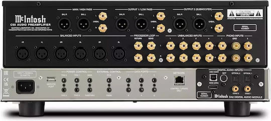 McIntosh C55 Προενισχυτής Hi-Fi Stereo Μαύρος