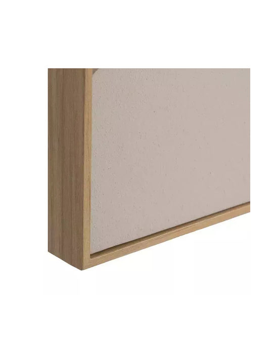 Embossed MDF Panel Beige 60x3.8x60 cm