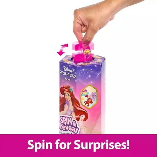 Disney Spin & Reveal Ariel Doll for 3+ years+ Years 12.7cm