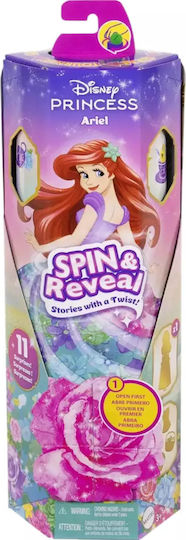 Disney Spin & Reveal Ariel Doll for 3+ years+ Years 12.7cm