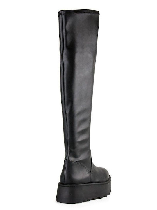 Over the Knee Women's Boots Black