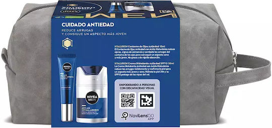 Nivea Men Σετ Περιποίησης για Αντιγήρανση & Ενυδάτωση 3τμχ