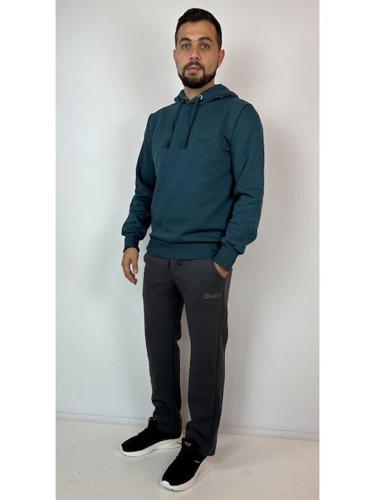 Sweatshirt Petrol Blau