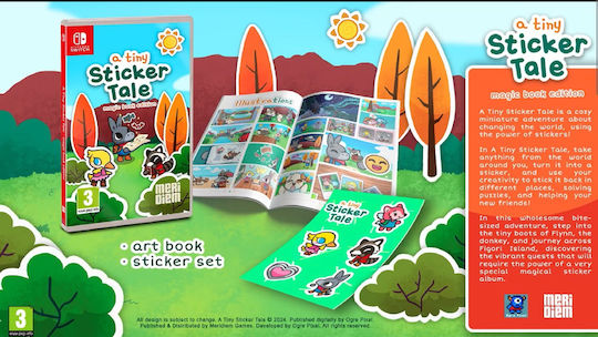 A Tiny Sticker Tale Магическа книга Издание Игра за Switch