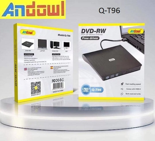 Външно DVD-RW устройство Andowl Q-t96