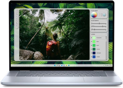 Dell Inspiron 7640 16" FHD+ (Основен Ултра 7-155H/32ГБ/1000ГБ SSD/W11 Pro) Ice Blue (US Клавиатура)
