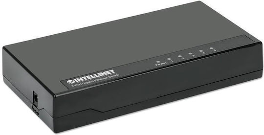 Intellinet 561747 Negestionat L2 Switch cu 5 Porturi Gigabit (1Gbps) Ethernet