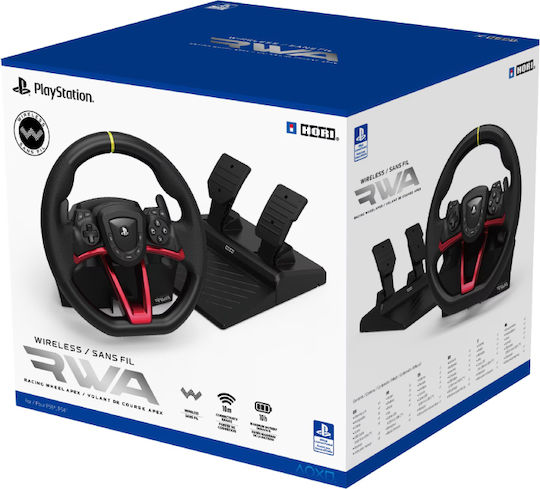 Hori Apex Steering Wheel with Pedals for PC / PS4 / PS5 with 270° Rotation