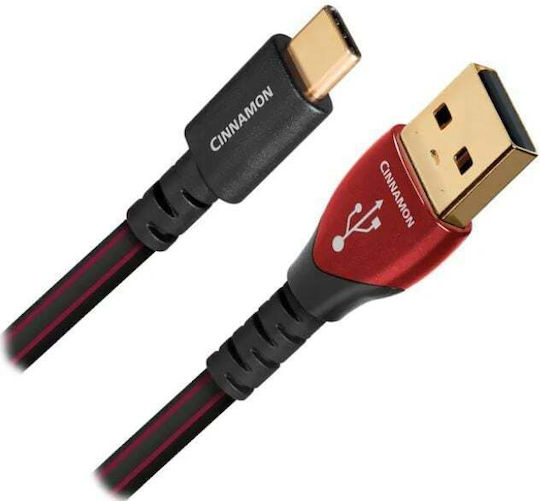 Audioquest Cablu USB 2.0 USB-C Masculin - USB-A Roșu 1.5m
