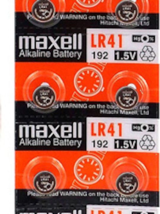 Maxell Алкални Батерии За часовници LR41 1.5V 2бр