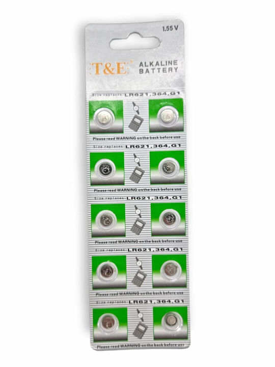 Alkaline Watch Batteries LR60 1.55V 10pcs