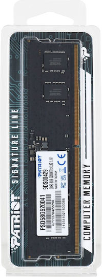 Patriot Signature Line 8GB DDR5 RAM mit Geschwindigkeit 5200 für Schreibtisch