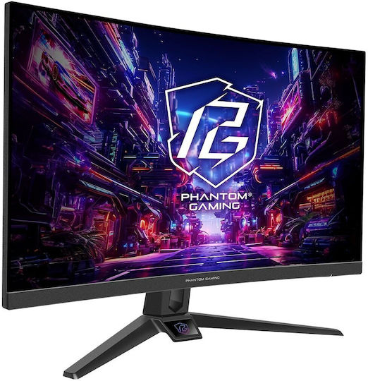 ASRock Phantom Gaming PG27FRS1A VA Curved Gaming Monitor 27" FHD 1920x1080 280Hz με Χρόνο Απόκρισης 5ms GTG