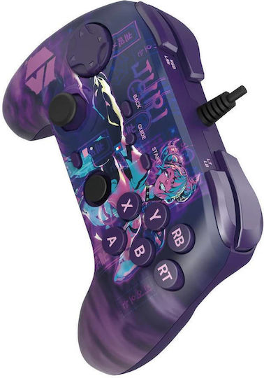 Hori Fighting Commander Ενσύρματο Gamepad για PC Μωβ