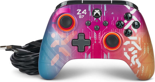 PowerA Enhanced Wired Gamepad for Xbox Series Cyber Style