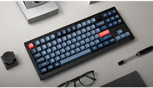 Keychron V3 Max QMK V3M-D1 Gaming Μηχανικό Πληκτρολόγιο Tenkeyless με Gateron Jupiter Red διακόπτες και RGB φωτισμό (Αγγλικό US)
