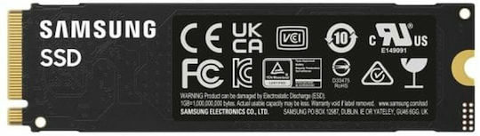 Samsung 990 EVO Plus SSD 1TB τύπου M.2 με σύνδεση PCI Express 5.0 (PS5 Compatible) MZ-V9S1T0BW