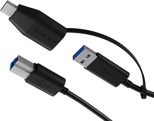 Icy Box 1m USB 3.1 Cable A-Male to B-Male (IB-CB032)