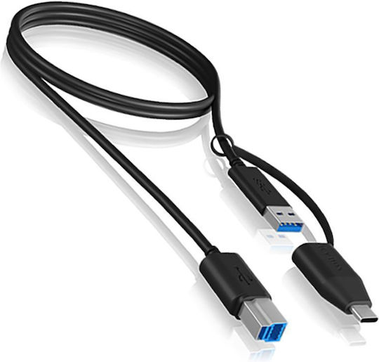 Icy Box 1m USB 3.1 Cable A-Male to B-Male (IB-CB032)