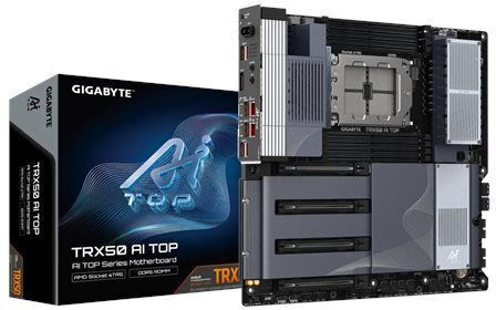 Gigabyte TRX50 AI TOP Wi-Fi Placă de bază ATX extins cu AMD TR5 Socket