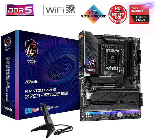 Z890 Riptide WiFi Дънна платка ATX с Intel 1851 Сокет