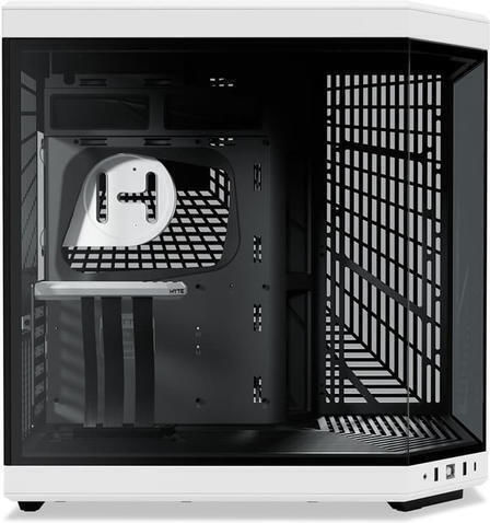 HYTE Y70 Gaming Midi-Turm Computergehäuse mit Seitenfenster Weiß / Schwarz