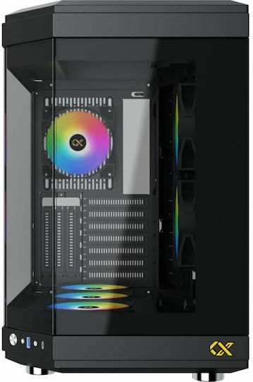 Xigmatek CUBI Gaming Full Tower Κουτί Υπολογιστή με RGB Φωτισμό Μαύρο
