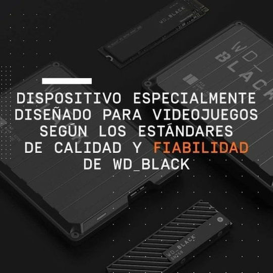 Western Digital Black P10 Game USB 3.2 Външен HDD 6TB 2.5" Черен