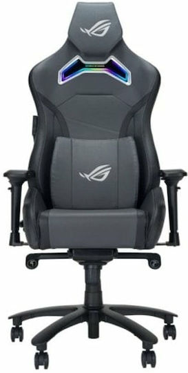 Asus ROG Chariot X Καρέκλα Gaming Δερματίνης με Ρυθμιζόμενα Μπράτσα και RGB Φωτισμό Μαύρη