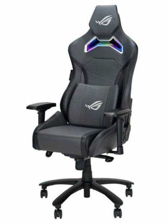 Asus ROG Chariot X Καρέκλα Gaming Δερματίνης με Ρυθμιζόμενα Μπράτσα και RGB Φωτισμό Μαύρη