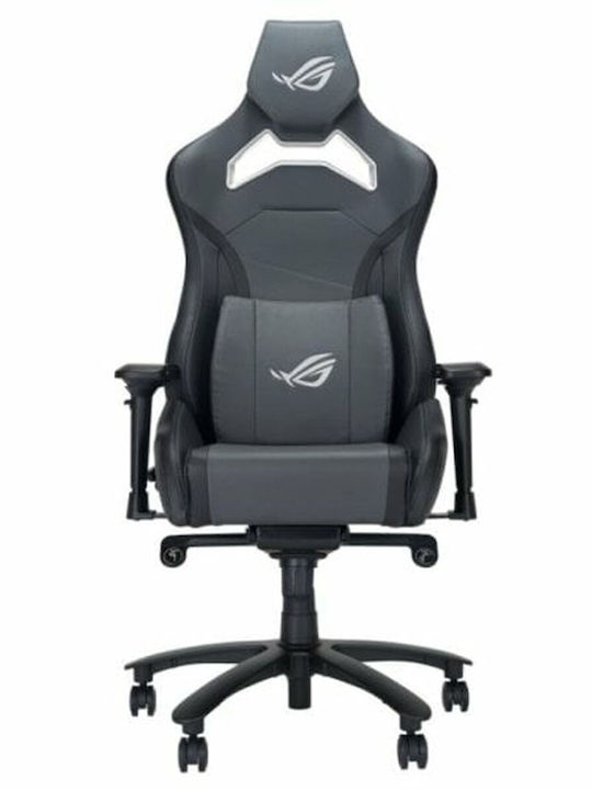 Asus ROG Chariot X Core Καρέκλα Gaming Δερματίνης με Ρυθμιζόμενα Μπράτσα και RGB Φωτισμό Grey