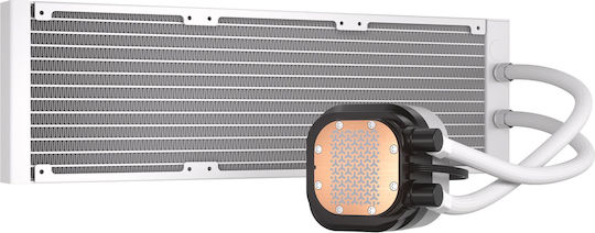 Corsair Nautilus 360 RS Охлаждане AIO CPU с 3 вентилатора 120mm и ARGB осветление бял