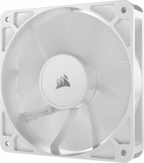 Corsair RS120 Case Fan 2100rpm 72.8cfm Without LED Lighting and 4-Pin PWM Connection 3pcs White