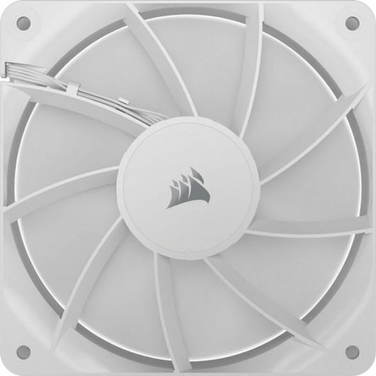 Corsair RS120 Case Fan 2100rpm 72.8cfm Without LED Lighting and 4-Pin PWM Connection 3pcs White