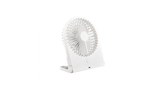 Trio Lighting USB Office/Home Fan with Lighting White R044-01