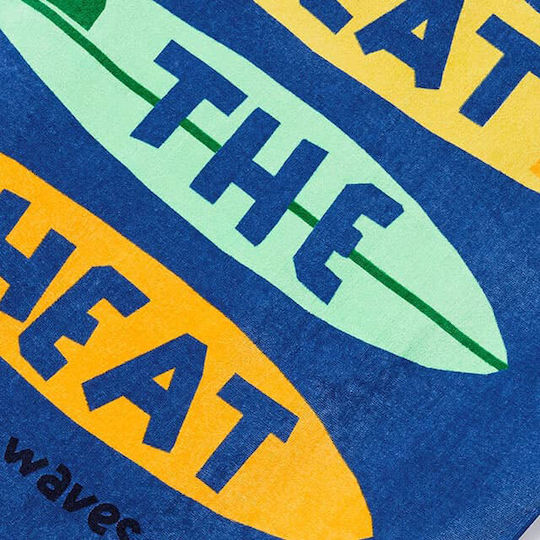 Mayoral Beach Towel Cotton Blue 150x80cm.