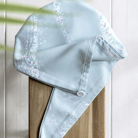 Nima Kasia Πετσέτα Microfiber Μαλλιών 200gr/m² Γκρι 65x25εκ.