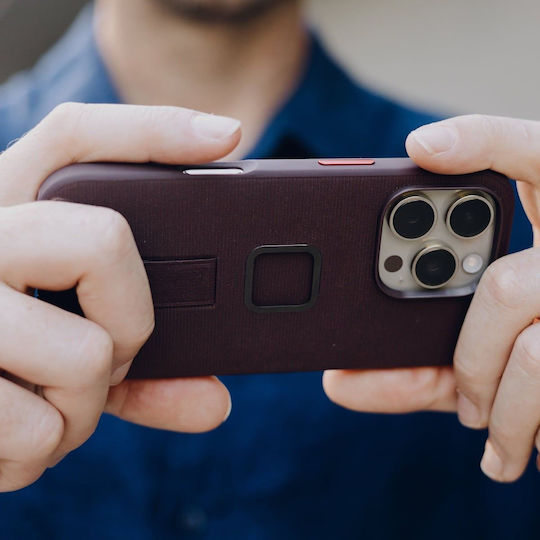 Peak Design Everyday Loop Back Cover Σιλικόνης Μπορντό (iPhone 16 Pro)