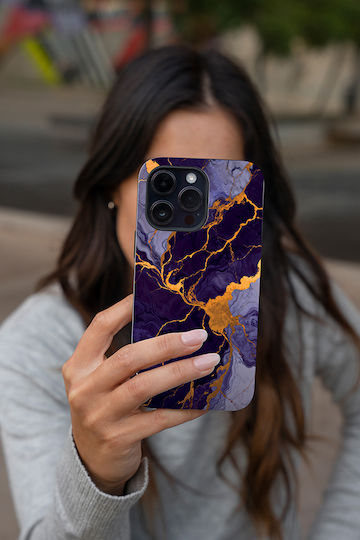 Sonique Marble Series Case for Xiaomi Redmi 9t Purple