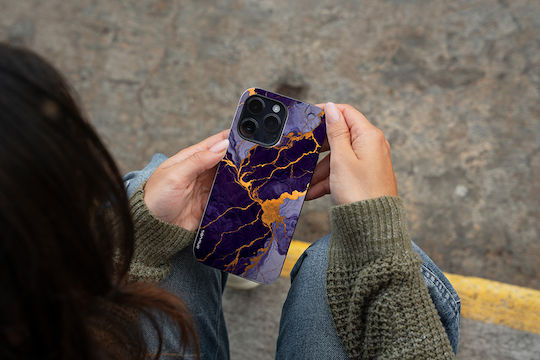 Калъф Sonique Marble Series за Xiaomi Poco F5 Pro 5G Лилав