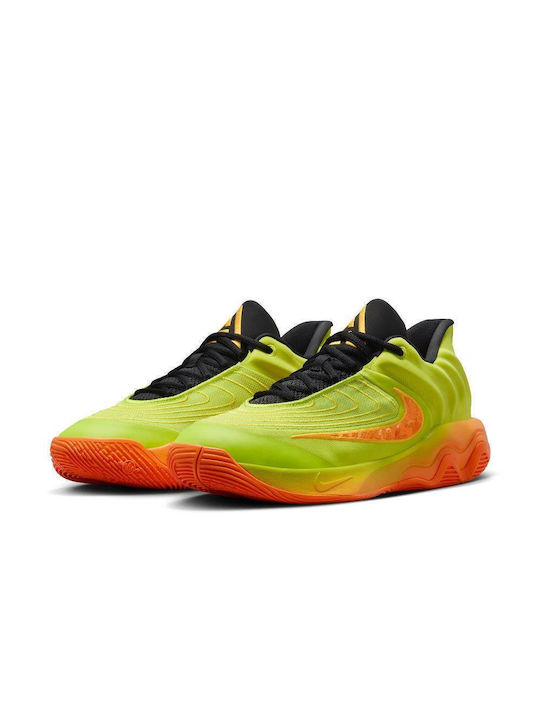 Nike Giannis Immortality 4 Low Basketball Shoes Yellow