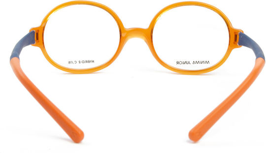 Minima Kindlich Kunststoff Brillenrahmen Orange MINJ23CJ18