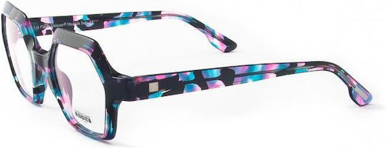 Les Pieces Uniques Frida Plastic Eyeglass Frame Brown Tortoise Lpu-frida-82